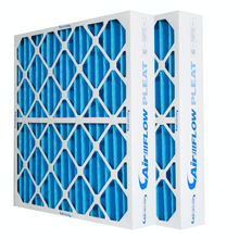 Load image into Gallery viewer, two blue pleated air filters afp2000 4 inch