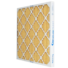 Load image into Gallery viewer, MERV 11 yellow pleated air filter residential commercial afp2000