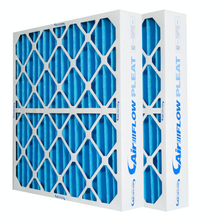 Load image into Gallery viewer, two blue pleated air filters afp2000 4 inch
