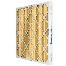 Load image into Gallery viewer, MERV 11 yellow pleated air filter residential commercial afp2000

