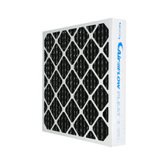 Load image into Gallery viewer, 4 inch black Carbon Pleated Air Filter for Smoke Removal and Odor Control
