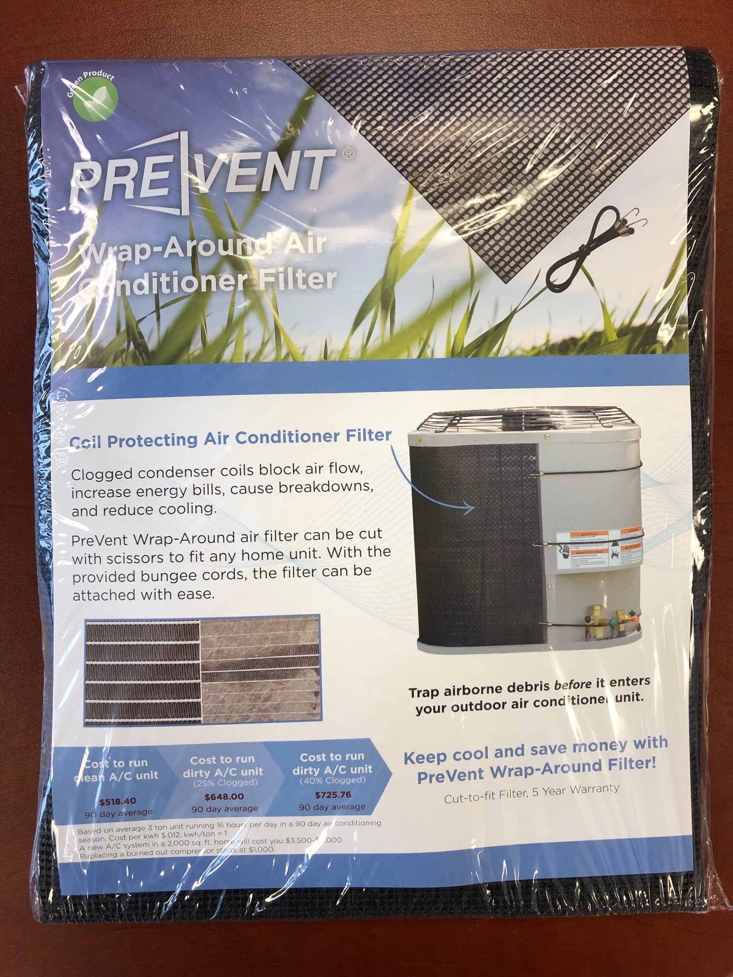 Permatron Prevent Model R Permatron Prevent Wrap Around HVAC 38x100 Cut To Fit Coil Protector Sc ...